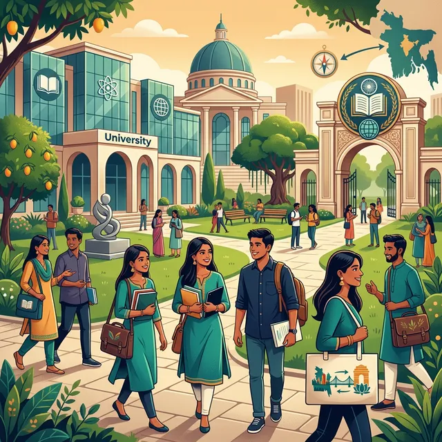 Bangladeshi students exploring study opportunities in India