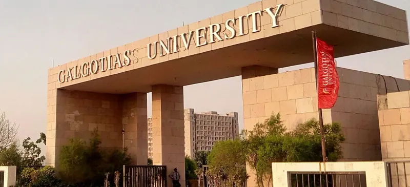 Main block of Galgotias University